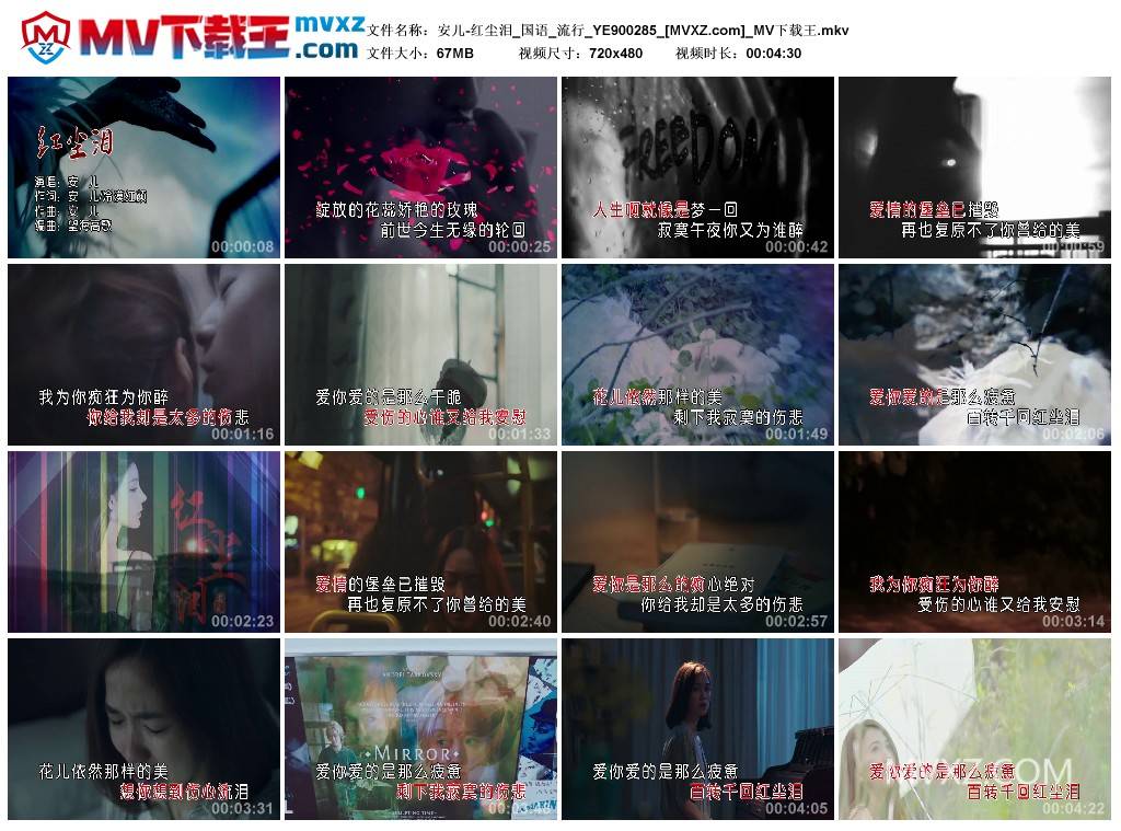 安儿-红尘泪_国语_流行_YE900285